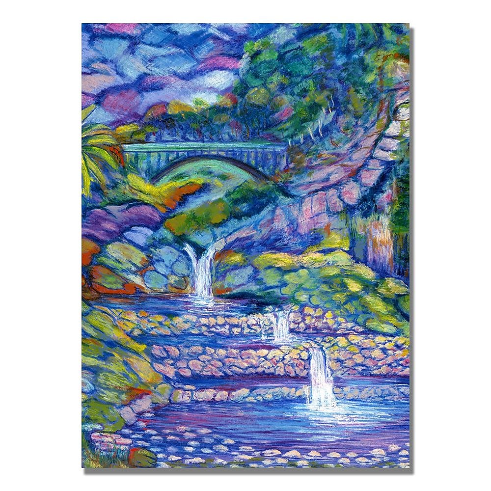 Trademark Fine Art Manor Shadian 'Seven Pools' Canvas Art 22x32 Inches