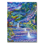 Trademark Fine Art Manor Shadian 'Seven Pools' Canvas Art 22x32 Inches