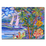 Trademark Fine Art 'Boyer Aquas Rojas' Canvas Art