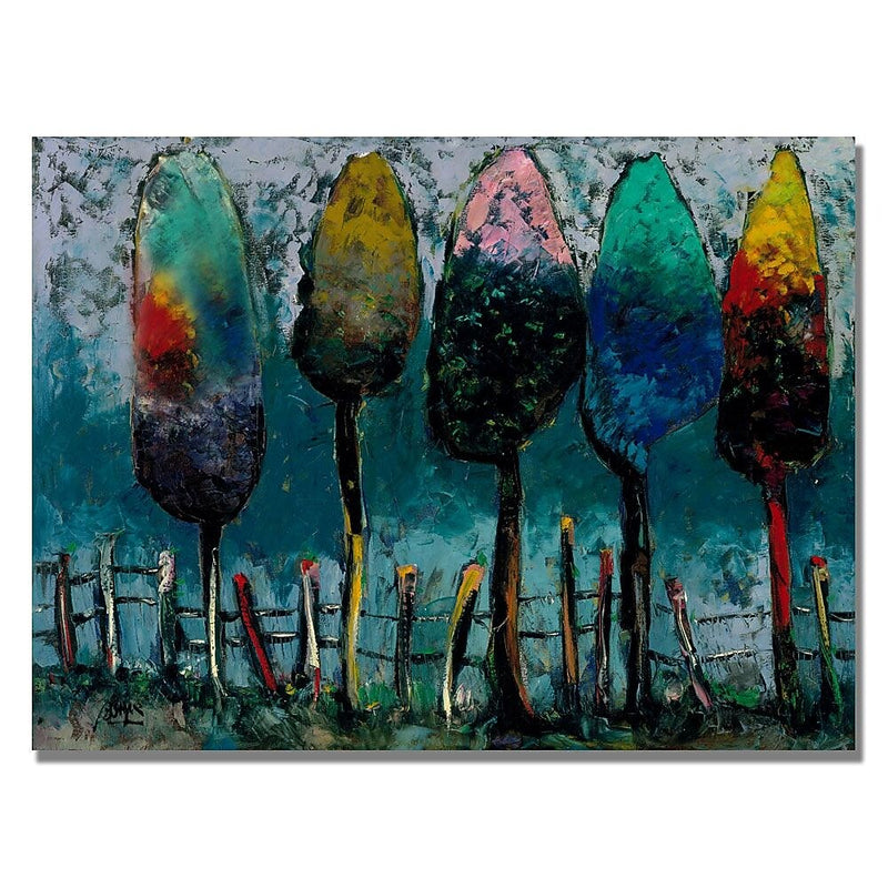 Trademark Fine Art 'Boyer Bosque de Niebla' Canvas Art