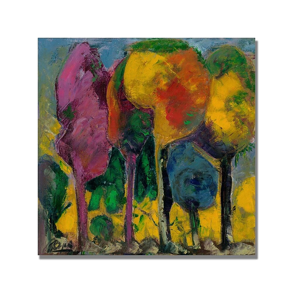 Trademark Fine Art 'Boyer Purple Sky' Canvas Art