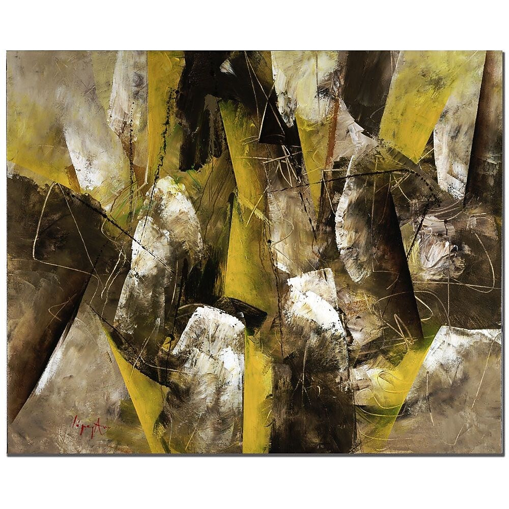 Trademark Fine Art Abstract II by Lopez Canvas Art Ready to Hang