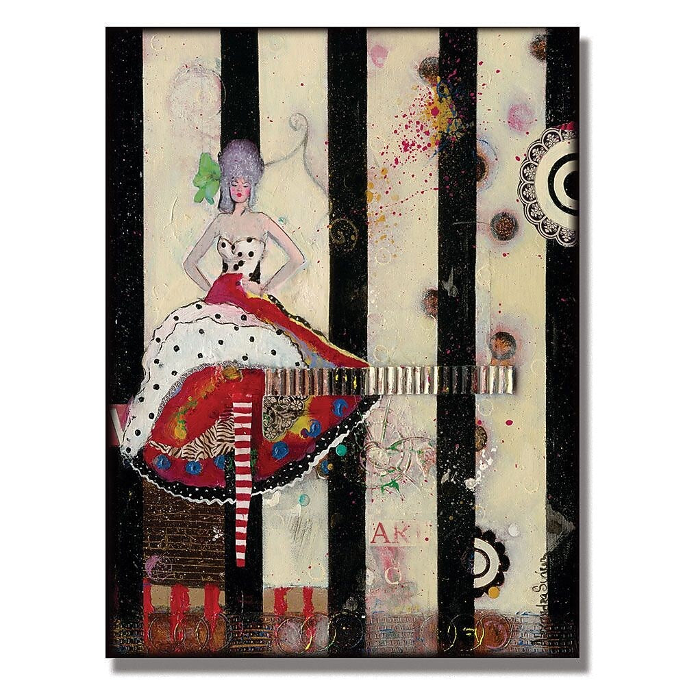 Trademark Fine Art Alexandra Rey 'Meet Flowers' Canvas Art 24x32 Inches