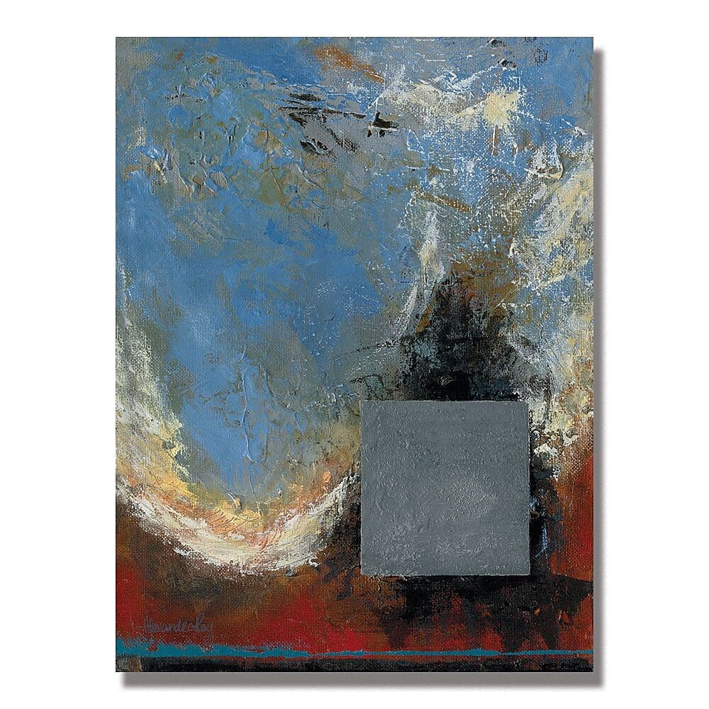 Trademark Fine Art Alexandra Rey 'The Attac of the Crow II' Canvas Art 35x47 Inches