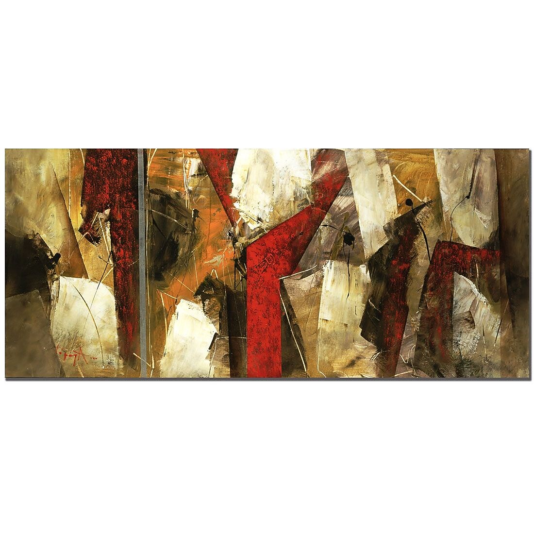 Trademark Fine Art Abstract X by Lopez Ready to Hang Art