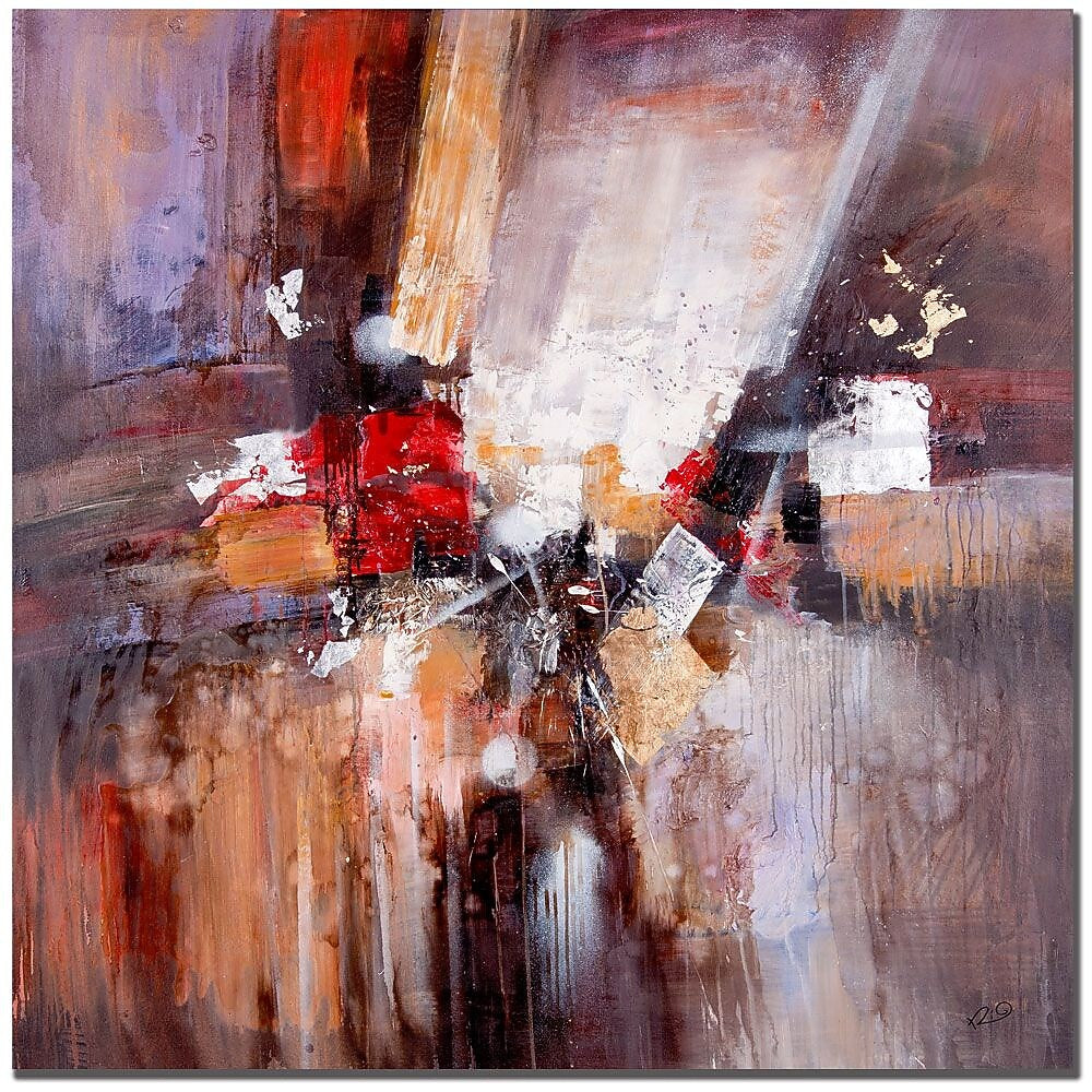 Trademark Fine Art Rio 'Cube Abstract II' Canvas Art 35x35 Inches