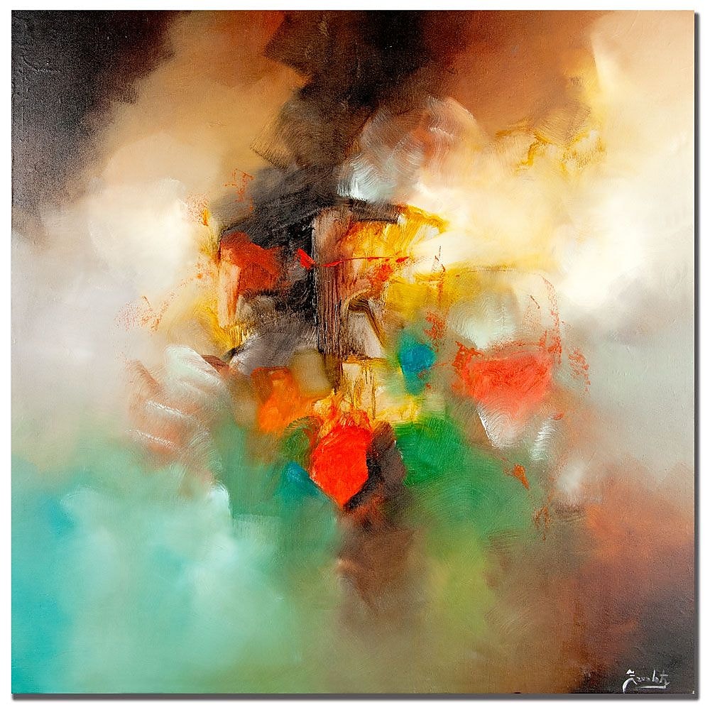 Trademark Fine Art Rio 'Abstract I' Canvas Art 35x35 Inches, MA064-C3535GG