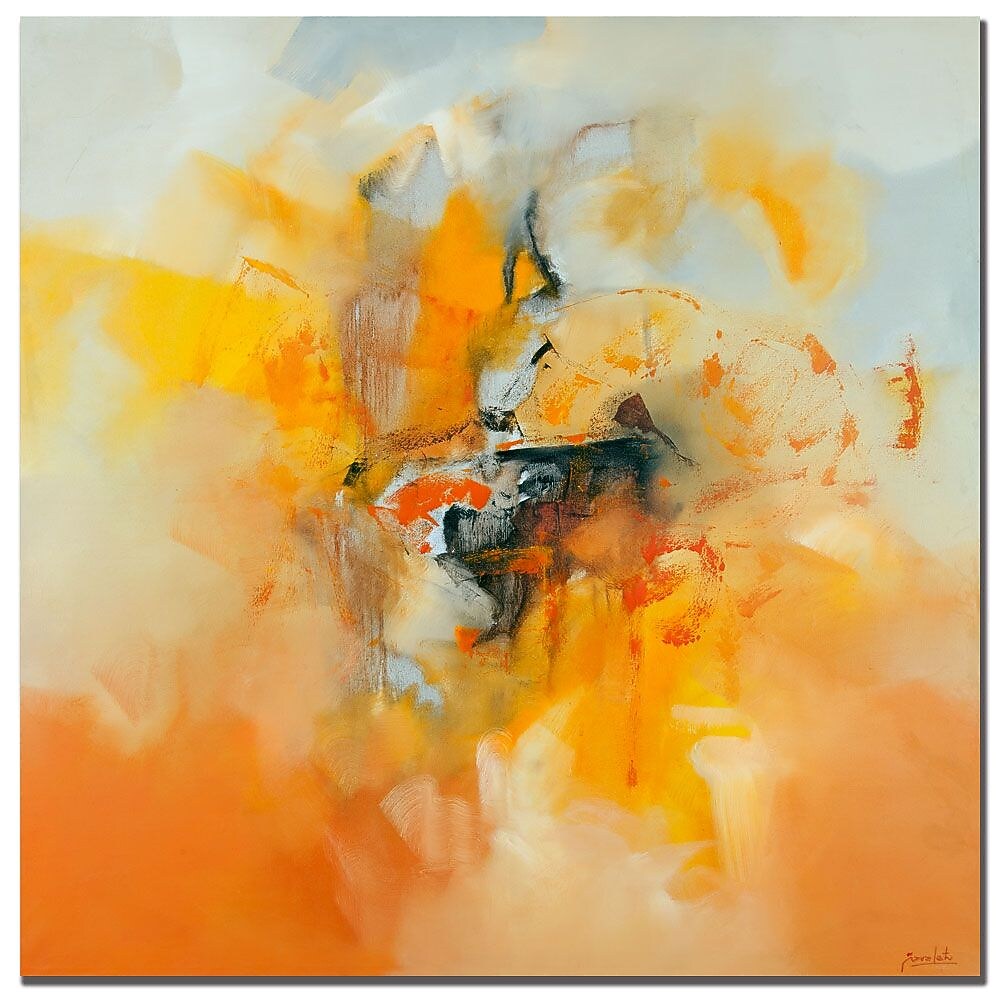 Trademark Fine Art Zavaleta 'Abstract IV' Canvas Art 24x24 Inches