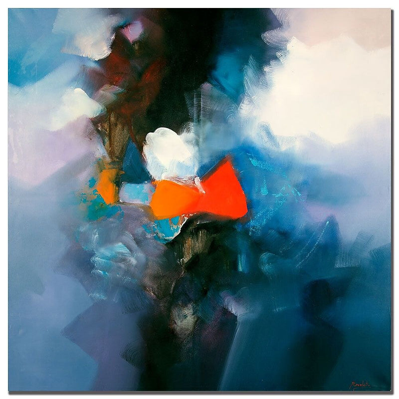 Trademark Fine Art Zavaleta 'Abstract V' Canvas Art 24x24 Inches