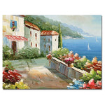 Trademark Fine Art Rio 'Mideterreanean View' Canvas Art 26x32 Inches