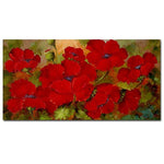 Trademark Fine Art Rio 'Poppies' Canvas Art 16x32 Inches