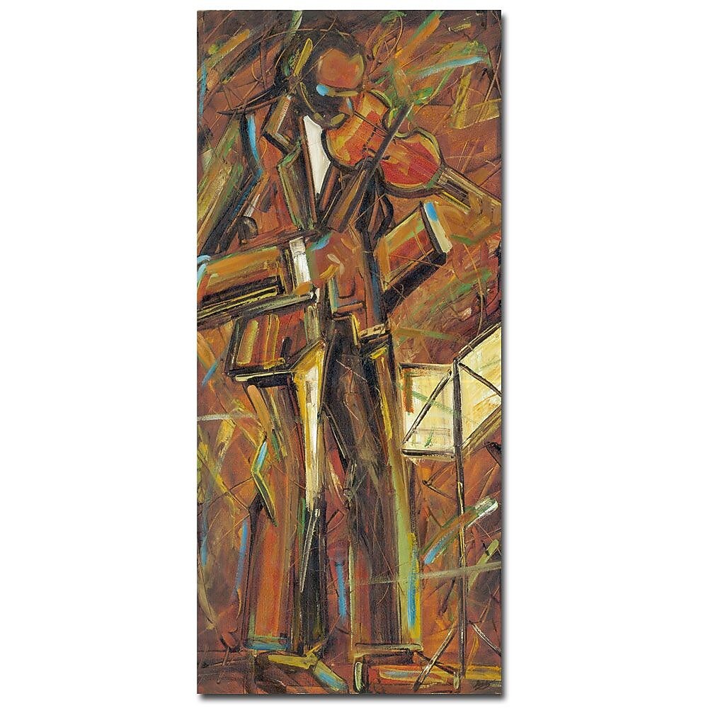 Trademark Fine Art Daniel Gonzales 'Concien Para Ti' Canvas Art 10x19 Inches
