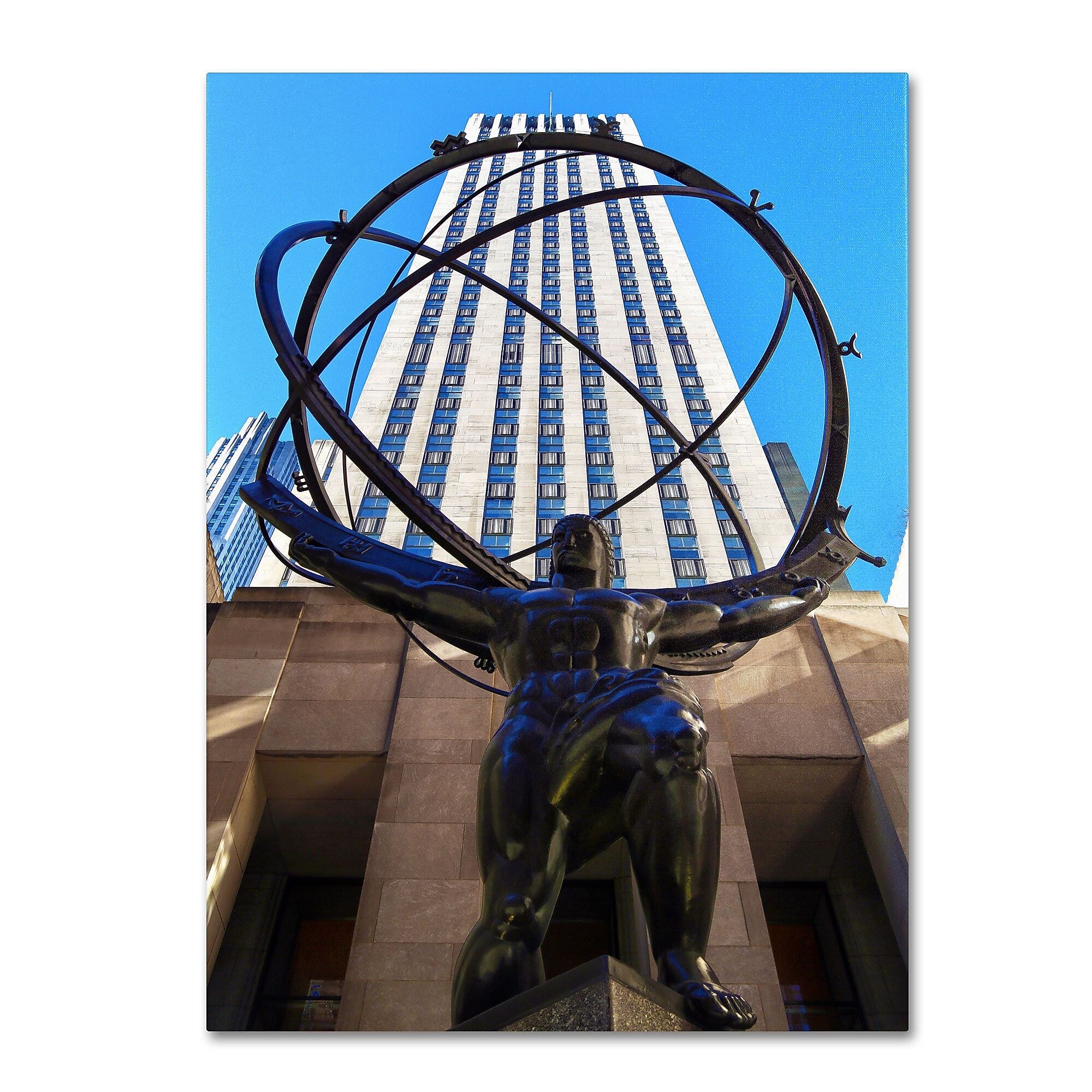 Trademark Fine Art CATeyes 'Atlas' Canvas Art 16" x 24" (886511228894)