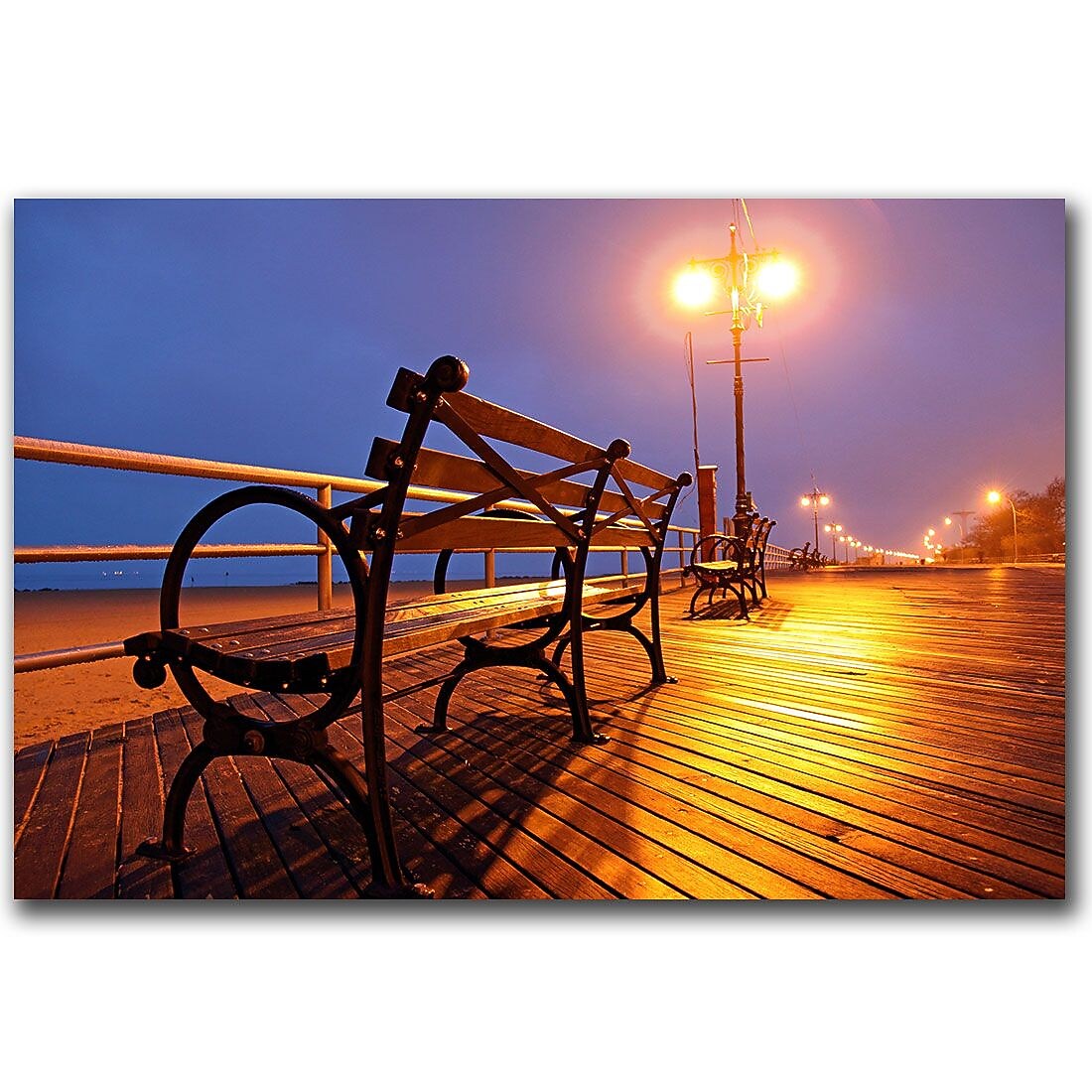Trademark Fine Art CATeyes 'Boardwalk' Canvas Art Ready to Hang 18x24 Inches