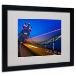 Trademark Fine Art Nina Papiorek 'London Big Ben' Matted Art Black Frame 16x20 Inches