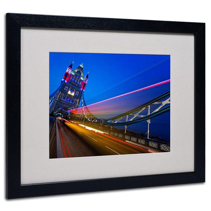 Trademark Fine Art Nina Papiorek 'London Big Ben' Matted Art Black Frame 16x20 Inches