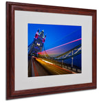 Trademark Fine Art Nina Papiorek 'London Big Ben' Matted Art White Frame 16x20 Inches