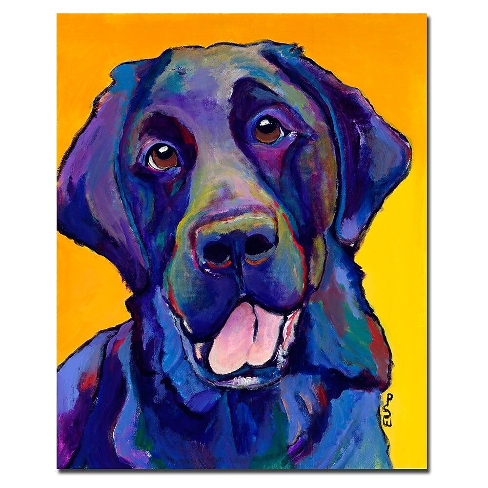 Trademark Fine Art Pat Saunders-White 'Buddy' Canvas Art 26x32 Inches