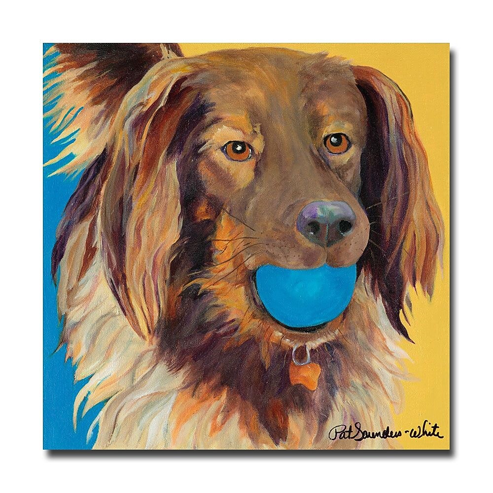 Trademark Fine Art Pat Saunders-White 'Caleigh' Canvas Art