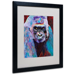 Trademark Fine Art Pat Saunders 'Thor' Matted Art Black Frame 16x20 Inches
