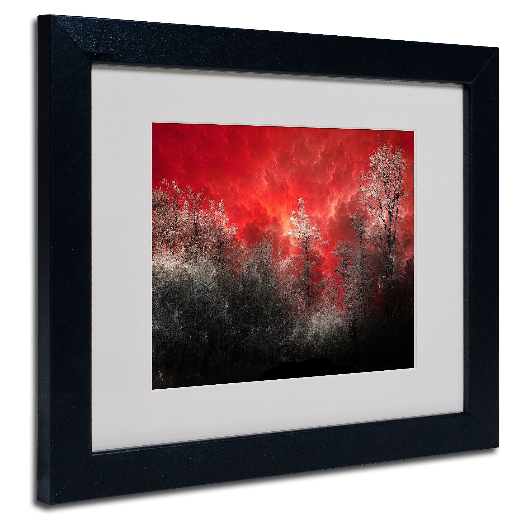 Trademark Fine Art Philippe Sainte-Laudy 'Hot and Cold' Matted Art Black Frame 11x14 Inches