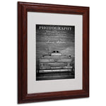 Philippe Sainte-Laudy 'Photography B&W' Matted Framed Art - 11x14 Inches - Wood Frame