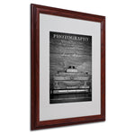 Philippe Sainte-Laudy 'Photography B&W' Matted Framed Art - 16x20 Inches - Wood Frame