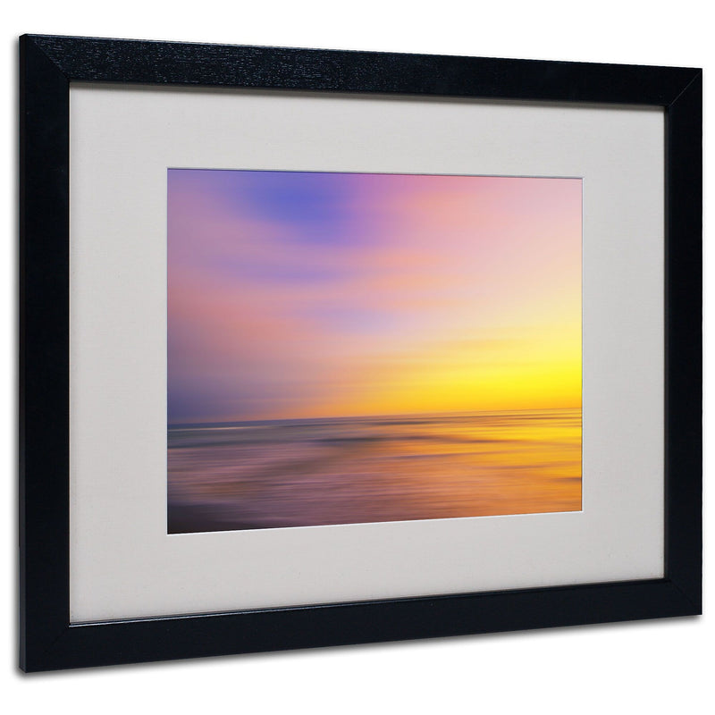 Trademark Fine Art Philippe Sainte-Laudy 'Metallic Sunset' Matted Art Black Frame 16x20 Inches