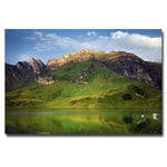 Trademark Fine Art Philippe Sainte Laudy 'Green Mirror' Canvas Art 22x32 Inches