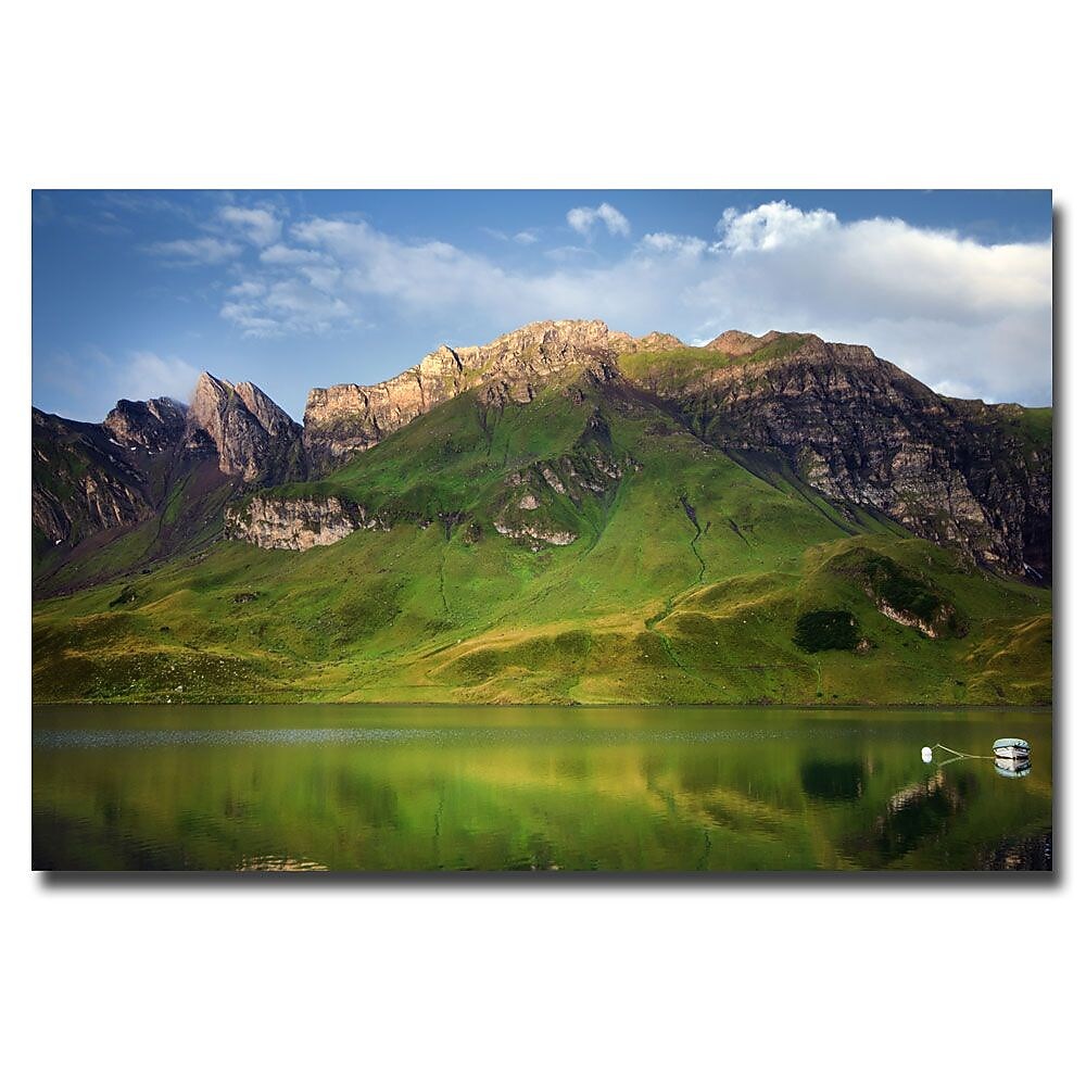 Trademark Fine Art Philippe Sainte Laudy 'Green Mirror' Canvas Art 16x24 Inches