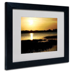 Trademark Fine Art Patty Tuggle 'End of the Day' Matted Art Black Frame 11x14 Inches