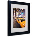 Trademark Fine Art Yale Gurney 'Big Lights' Matted Art Black Frame 11x14 Inches