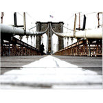 Trademark Fine Art Yale Gurney 'Brooklyn Bridge' Canvas Art 16x19 Inches (YG5931-C1619GG)