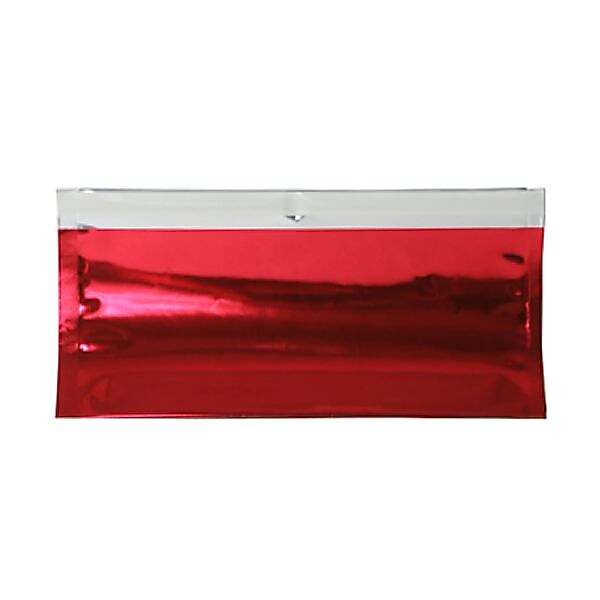 JAM Paper #10 Business Foil Envelopes with Self-Adhesive Closure, 4.125 x 9.5, Red, 25/Pack (1323307)