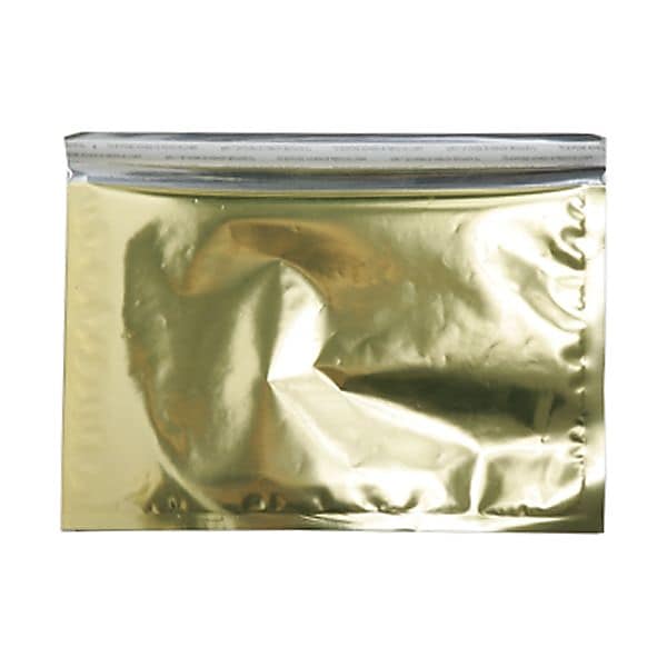 JAM Paper 6.125 x 9.5 Booklet Foil Envelopes with Self-Adhesive Closure, Gold, 100/Pack (01323285B)
