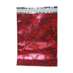 JAM Paper 9 x 12 Open End Foil Envelopes with Self-Adhesive Closure, Red Holly, 25/Pack (1333313)