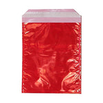 JAM Paper 5.25 x 8 Open End Foil Envelopes with Self-Adhesive Closure, Red Iridescent, 100/Pack (01323289B)