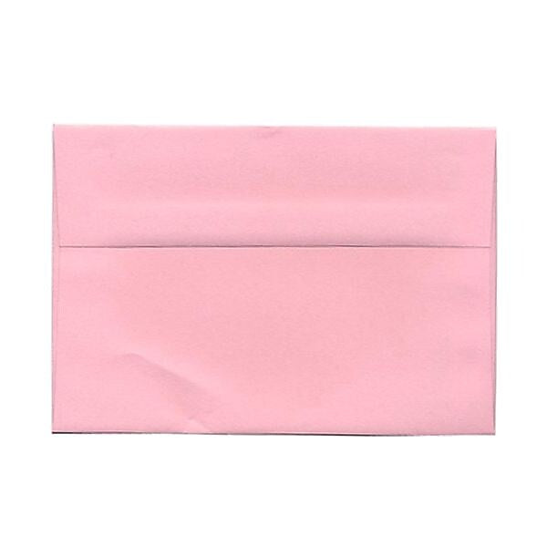 JAM Paper A9 Invitation Envelopes, 5.75 x 8.75, Baby Pink, 25/Pack (155698)