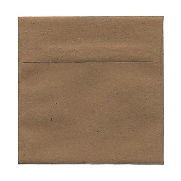 JAM Paper 6 x 6 Kraft Square Invitation Envelopes, Brown Kraft Paper Bag, Bulk 1000/Carton (LEKR502B)