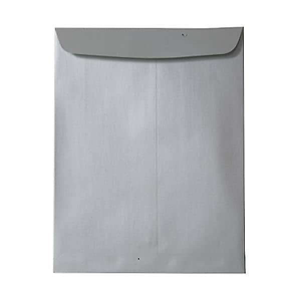 JAM Paper 10 x 13 Open End Catalog Metallic Envelopes, Stardream Silver, 100/Pack (V018324)