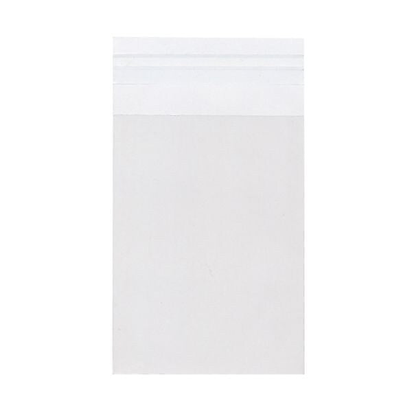 JAM Paper Cellophane Envelope with Peel & Seal Closure, 4Bar A1, 3.8125 x 5.1875, Clear, 100/Pack (4BARCELLO)
