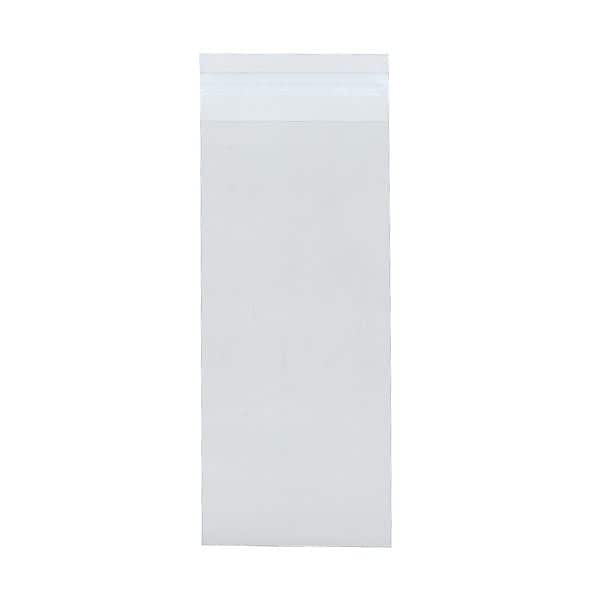 JAM Paper Cellophane Envelope with Self-Adhesive Closure, 4.25 x 11.25, Clear, 100/Pack (NUM11CELLO)