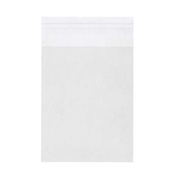 JAM Paper Cellophane Envelope with Self-Adhesive Closure, A2, 4.625 x 5.875, Clear, 1000/Carton (A2CELLOB)