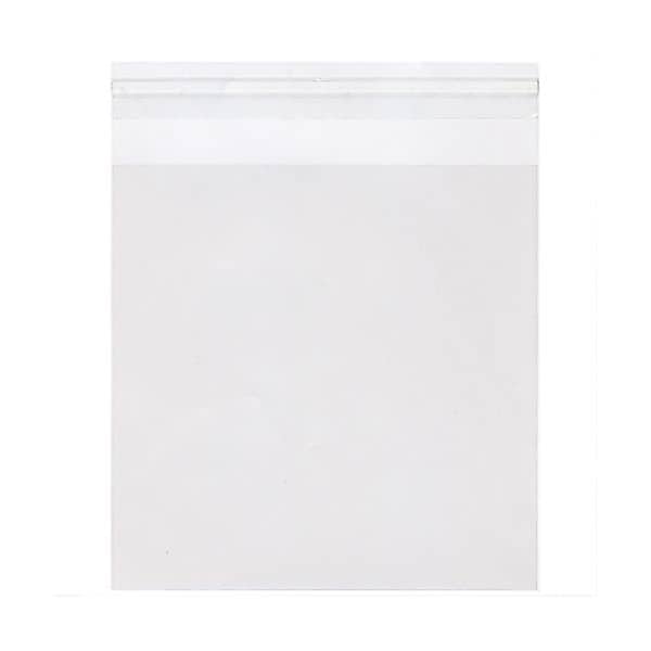JAM Paper Cellophane Envelope with Peel & Seal Closure, 6.25 x 6.25, Clear, 100/Pack (6.25X6.25CELLO)