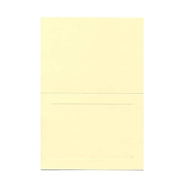 JAM Paper® Strathmore Foldover Cards, A6 Size, 4 5/8 x 6 1/4, 80lb Ivory Wove Panel, 25/Pack (37806091)