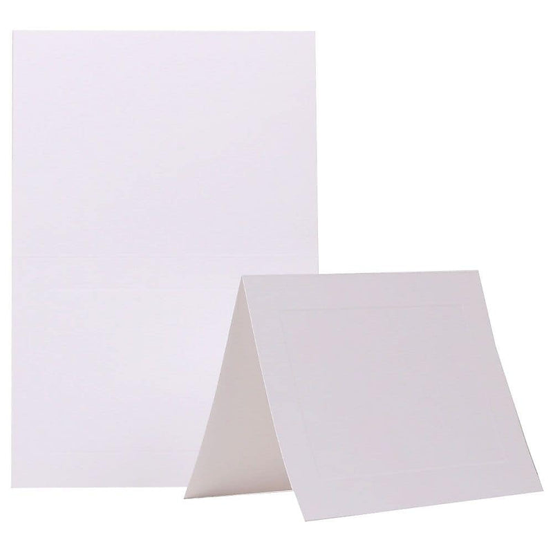 JAM Paper® Blank Foldover Cards, A7 Size, 5 x 6 5/8, Ivory Panel, 25/Pack (309943C)