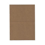 JAM Paper® Blank Foldover Cards, A7 Size, 5 x 6 5/8, 60lb Brown Kraft Recycled, 25/Pack (530910832)