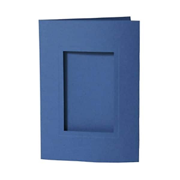 JAM Paper® A7 Photo Notecards, 5 x 7, Blue, 100/Pack (1791033B)