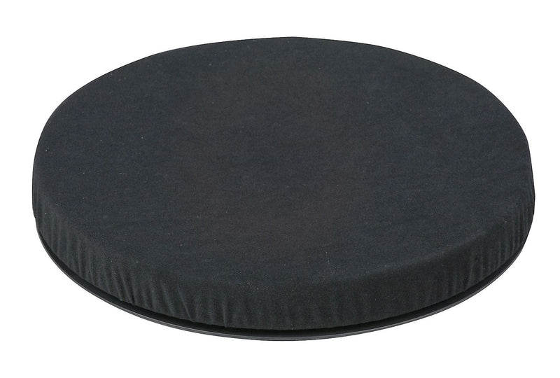 HealthSmart Foam Deluxe Swivel Seat, 15" x 1 3/8", Black Velour (513-1994-0200)
