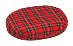 DMI® 18" x 15" x 3" Foam Convoluted Ring Cushion, Polyester/Cotton Cover, Plaid